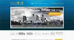Desktop Screenshot of mindboxproductions.com